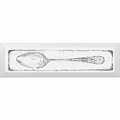 NT/B51/9001 Spoon чёрный 8.5*28.5 керам.декор